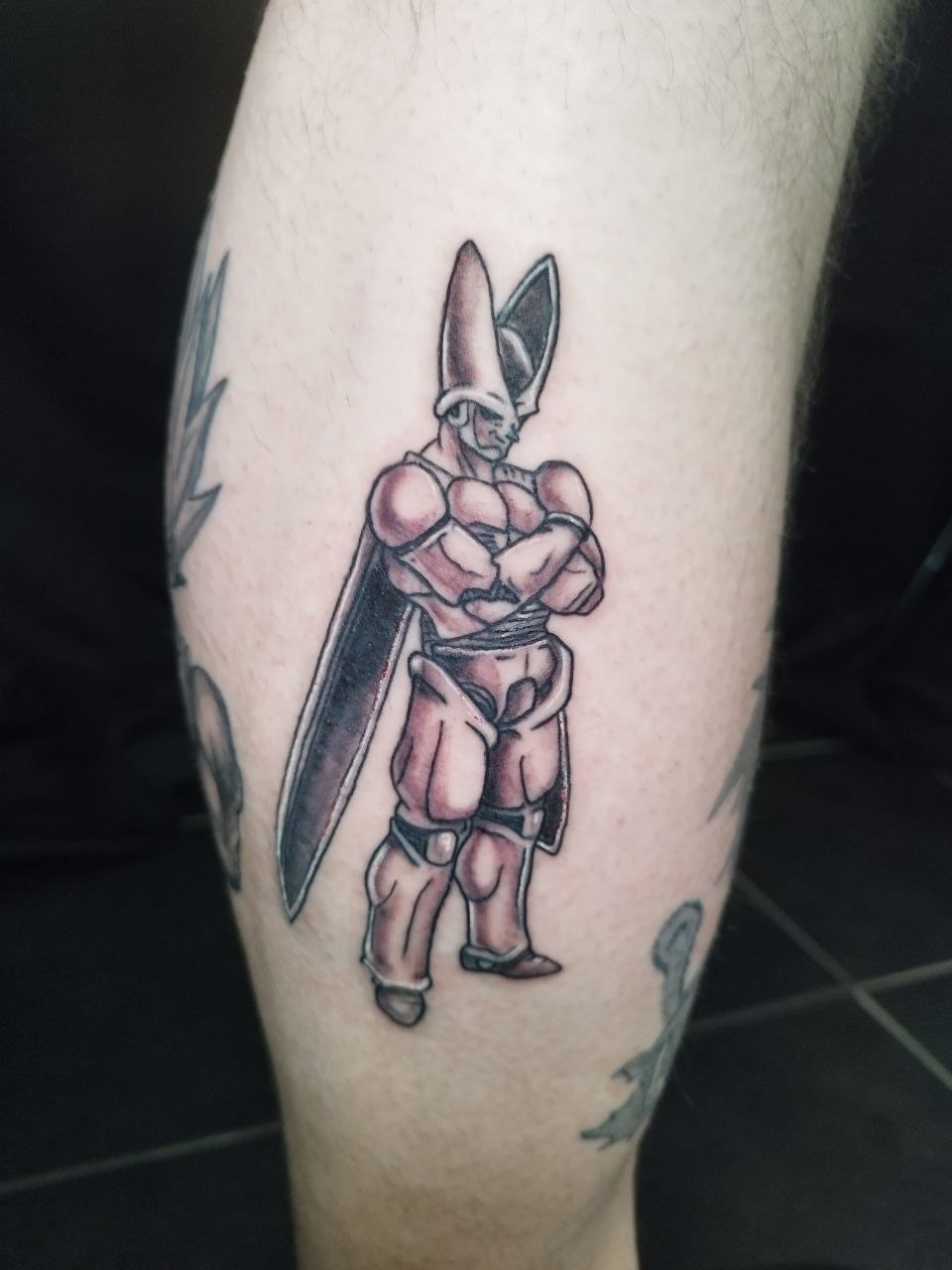 dragonball tattoo black and grey sepia tattoo