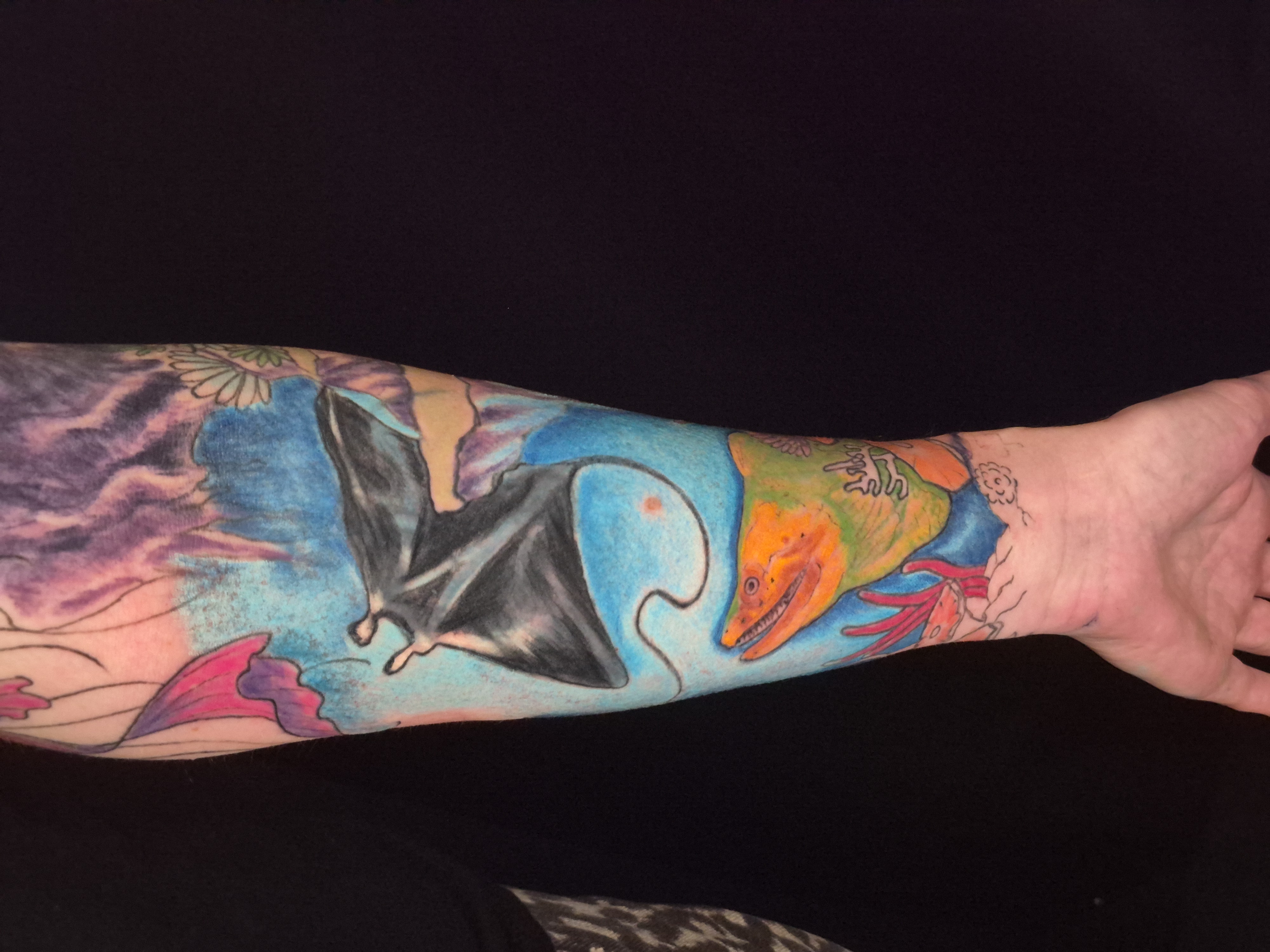 farbiges Arm Tattoo
