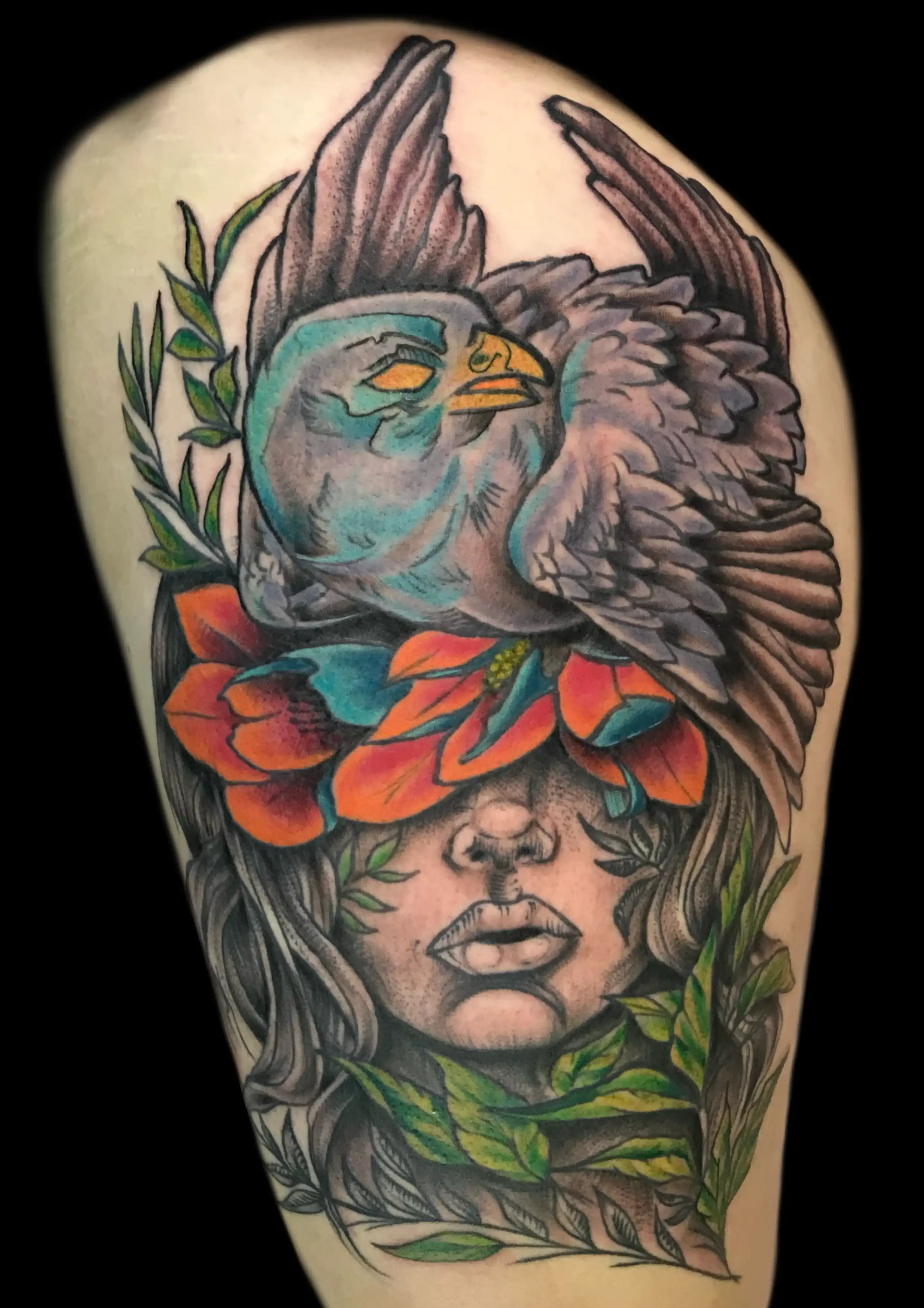 Neotraditional tattoos
